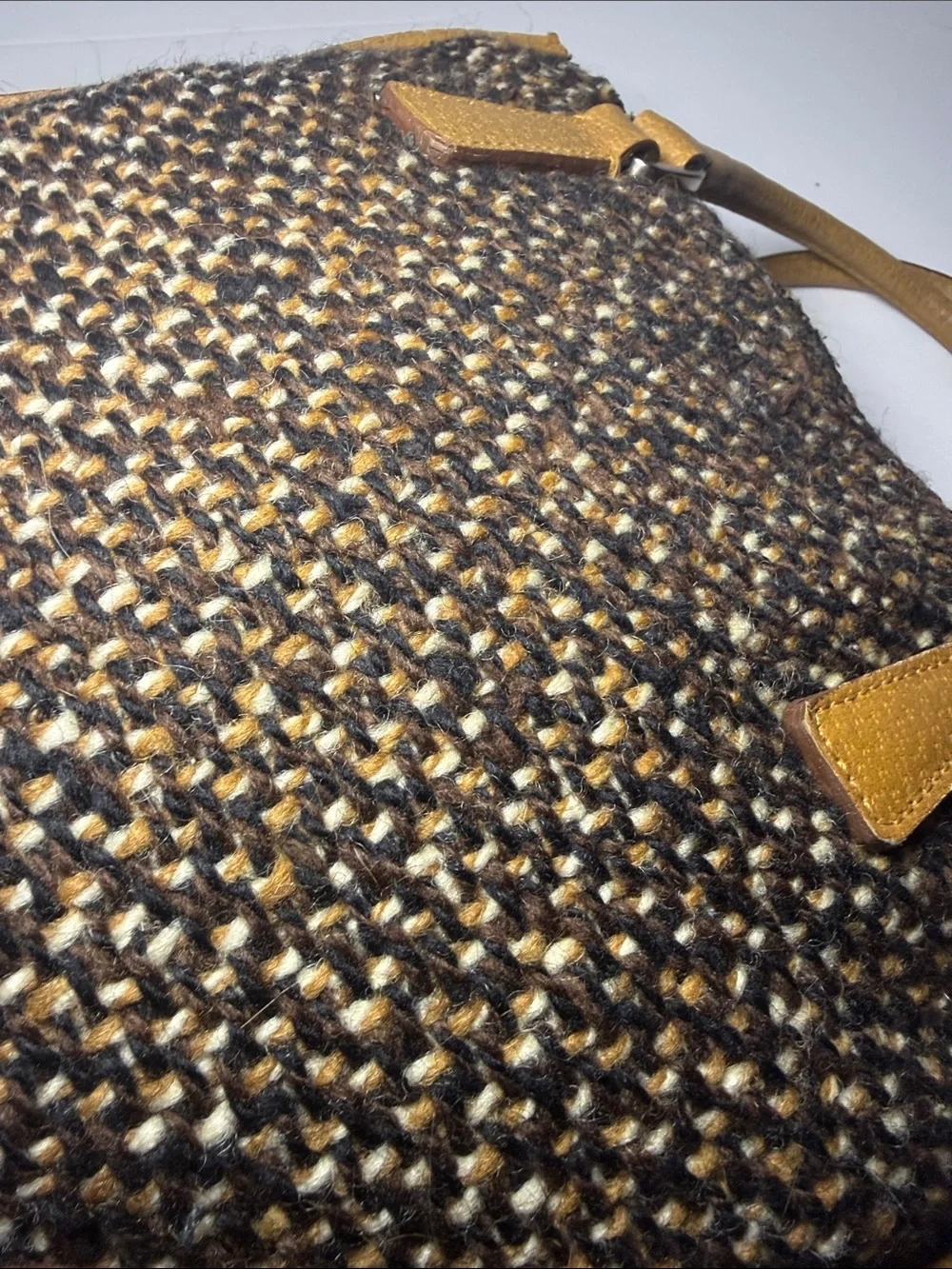 Prada Vintage “Stuoia Tweed” Mini Tote Bag - Picture 9 of 12